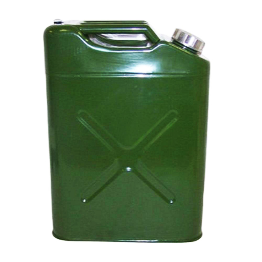 EU 20L Liter 5 Gallon Jerry Steel Tank Fuel Can Gas Fuel Tank Gasoline Green eBay