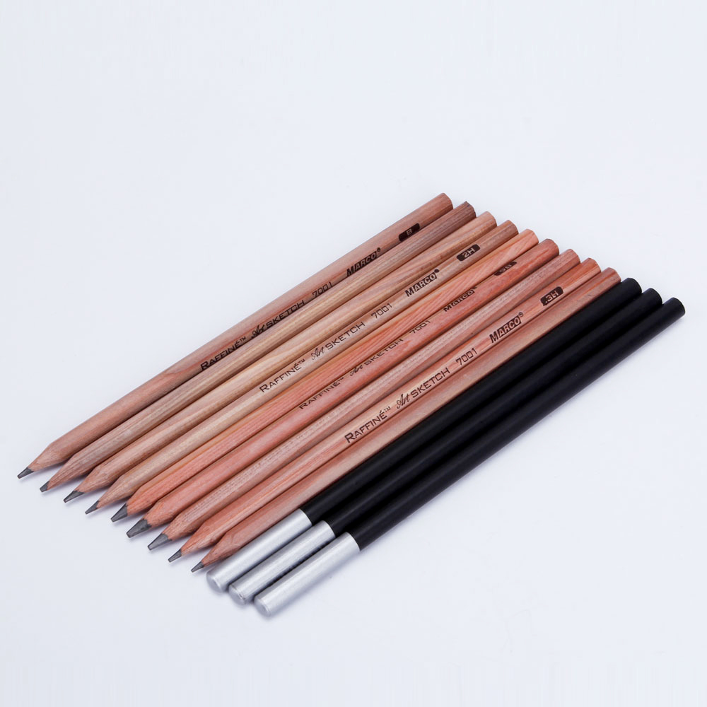 12pcs Charcoal Nontoxic Colored Drawing Sketching Pencils Set Art