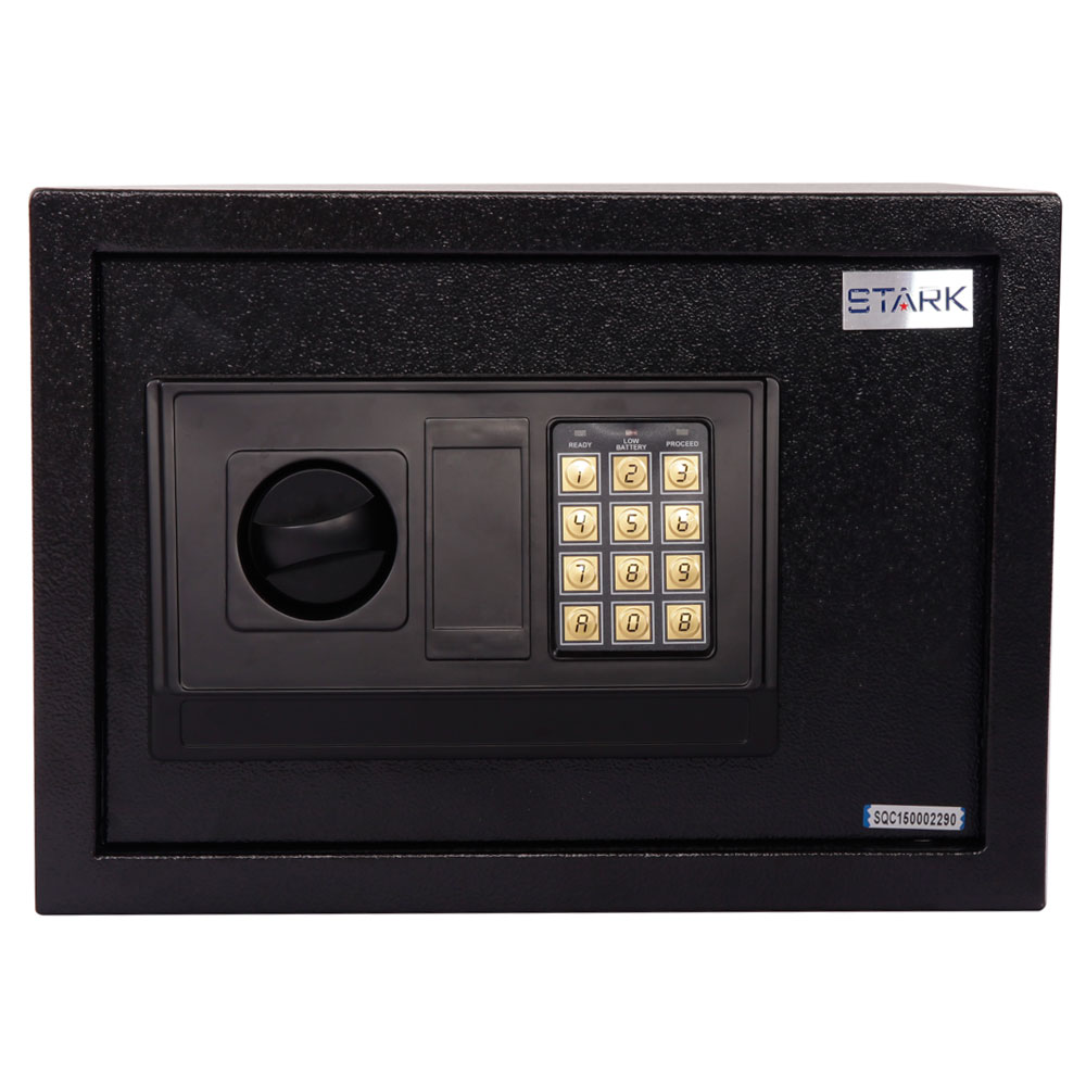 STARK Durable Digital Electronic Safe Box Keypad Lock Security Home Office Black eBay
