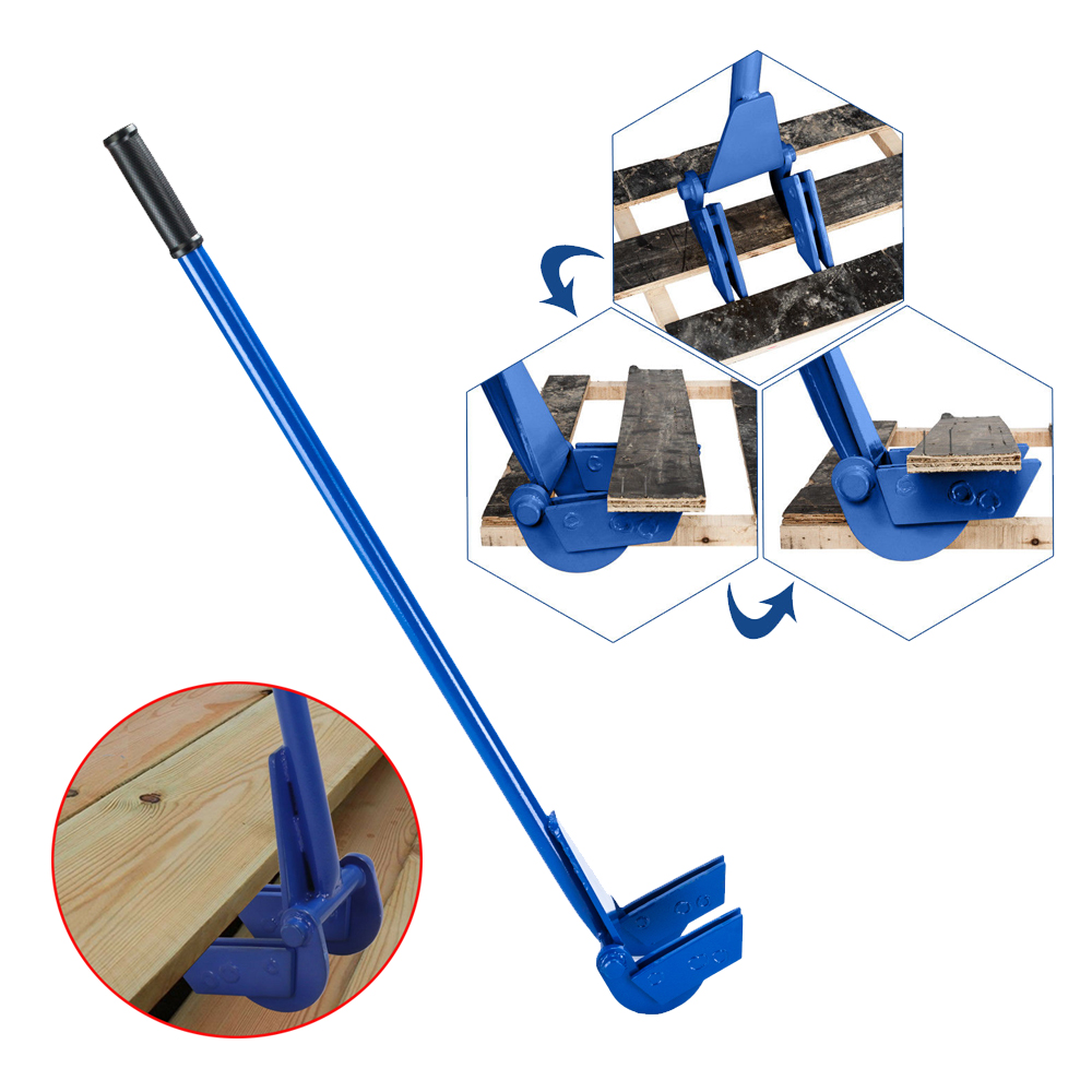 44" Pallet Buster Pallet Pry Bar Fork Deck Wrecker Board Crowbar Tool